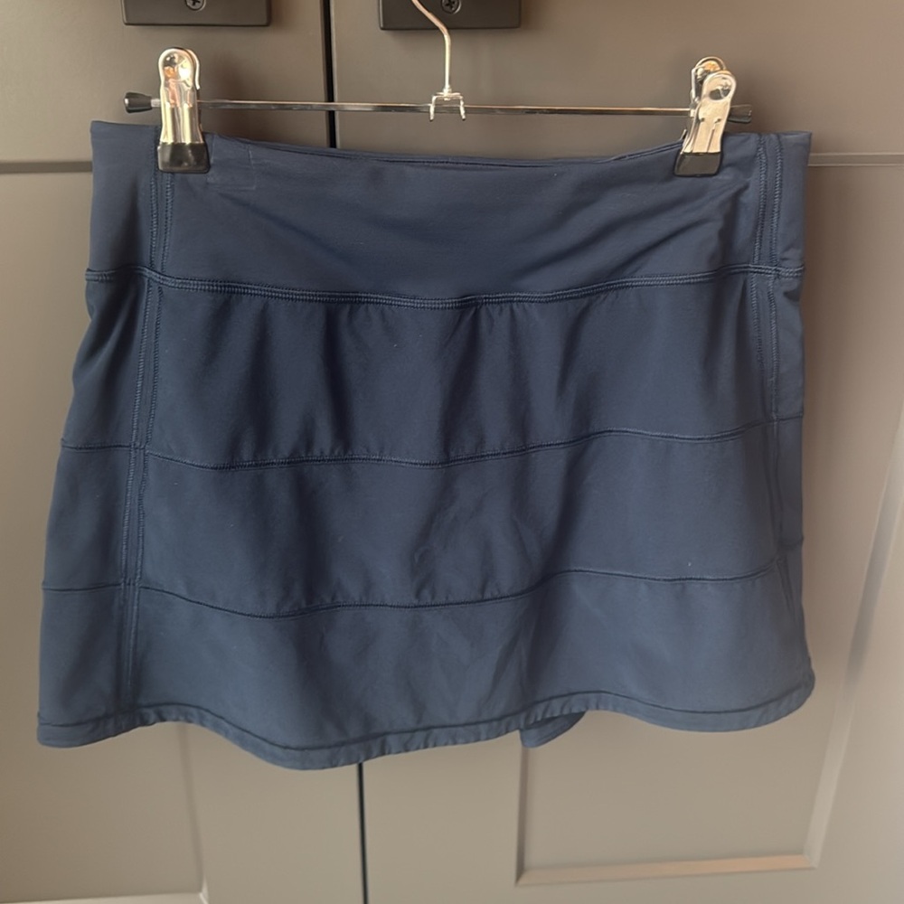 Lululemon Pace Rival Mid-Rise Skirt 4 Long Tall True Navy Skort